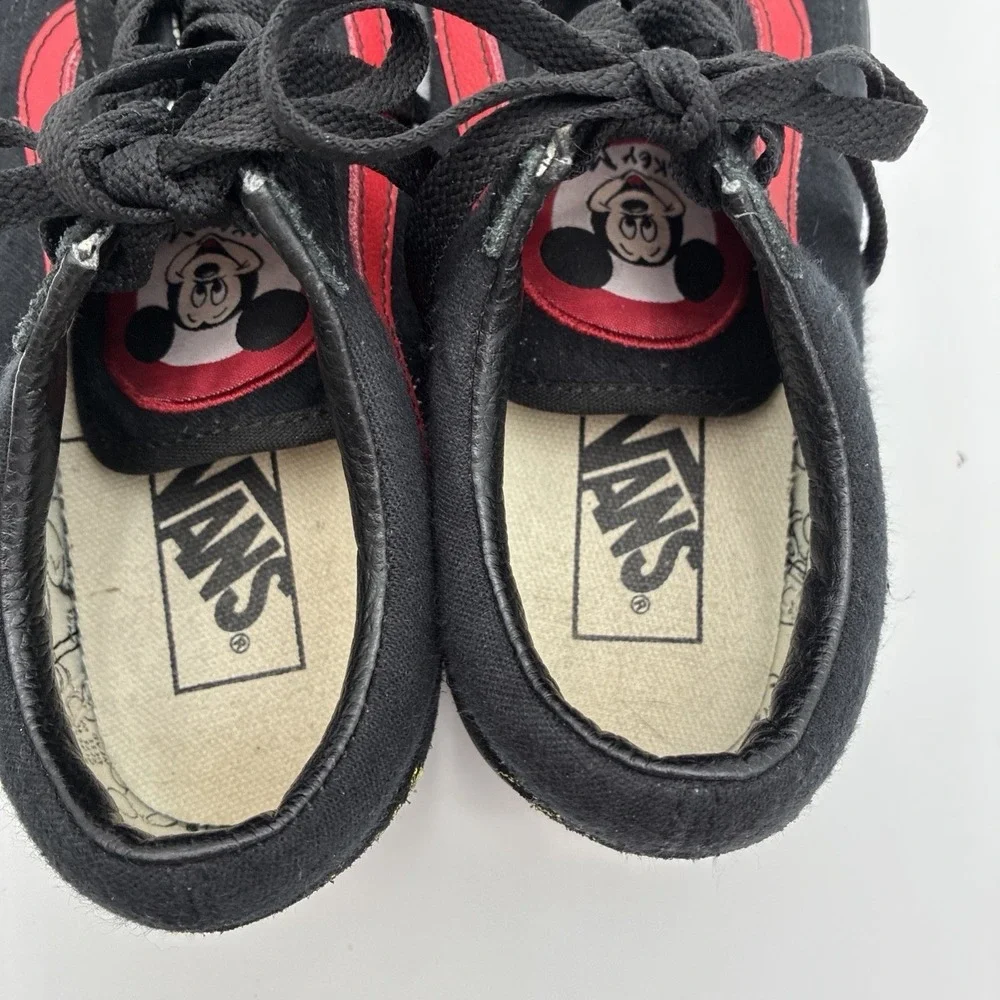 Vans Old Skool Disney Mickey Mouse 90th Anniversary Black Sneakers Mens 4.5 W 6